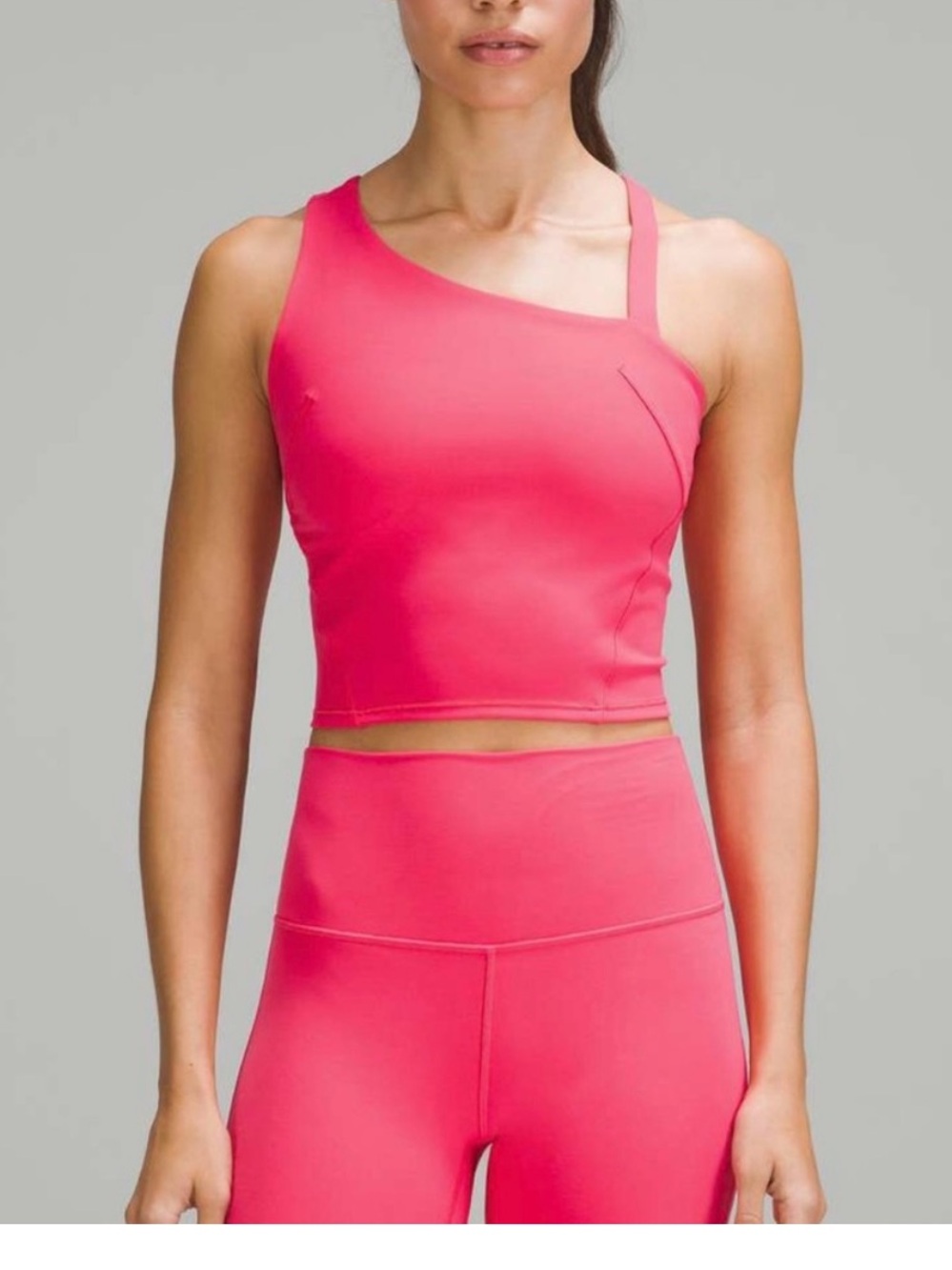 Lululemon asymmetrical lip gloss pink tank 6